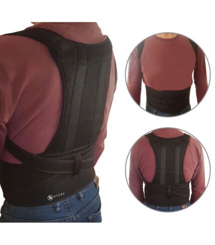 Dik Duruş Korse Unisex Balen Destekli Bel Sırt Omuz Korse
